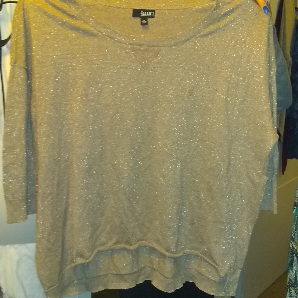 Quarter sleeve gold blouse